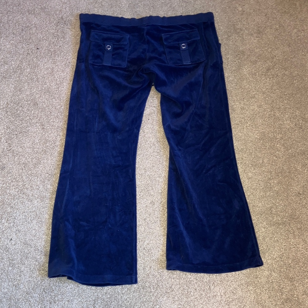 Juicy Couture Royal Blue Velour Joggers